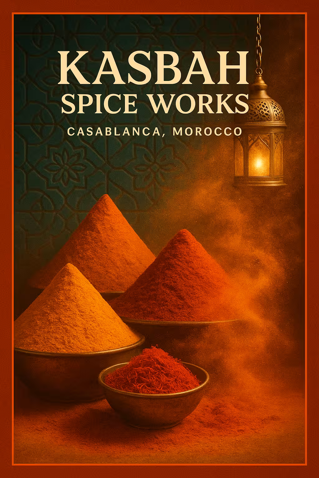 Kasbah Spice Works brand visual