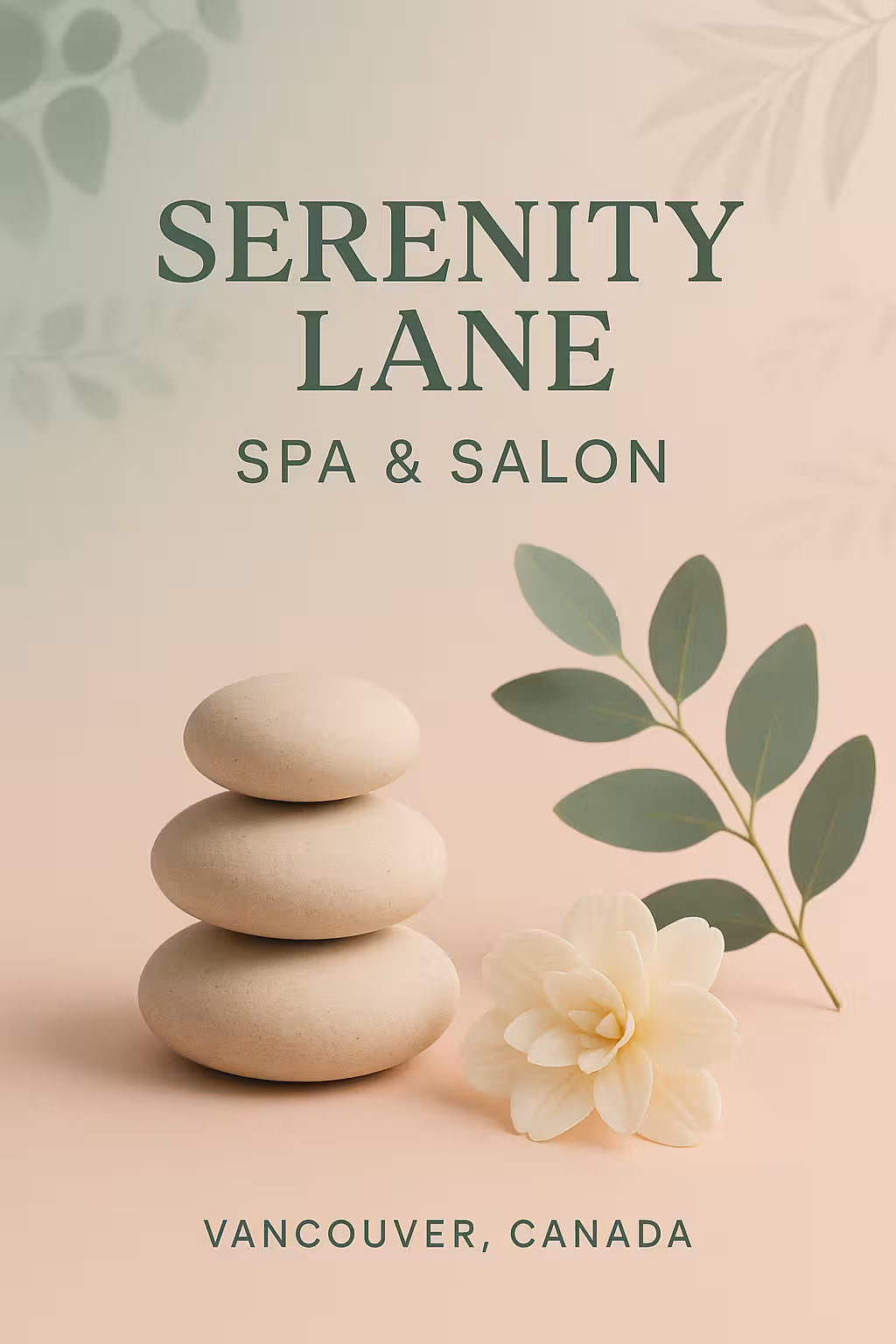 Serenity Lane Spa & Salon brand visual