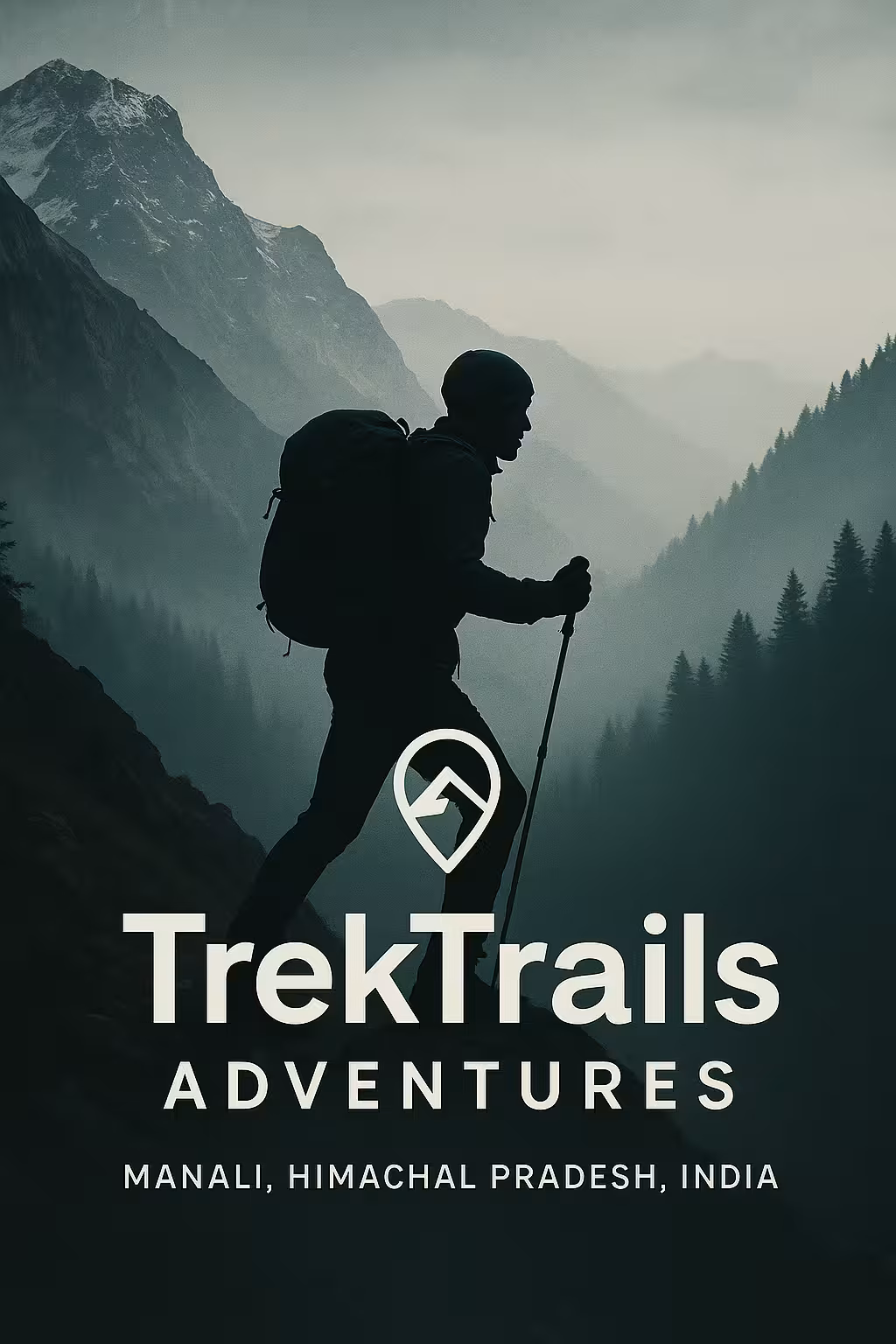 TrekTrails Adventures brand visual