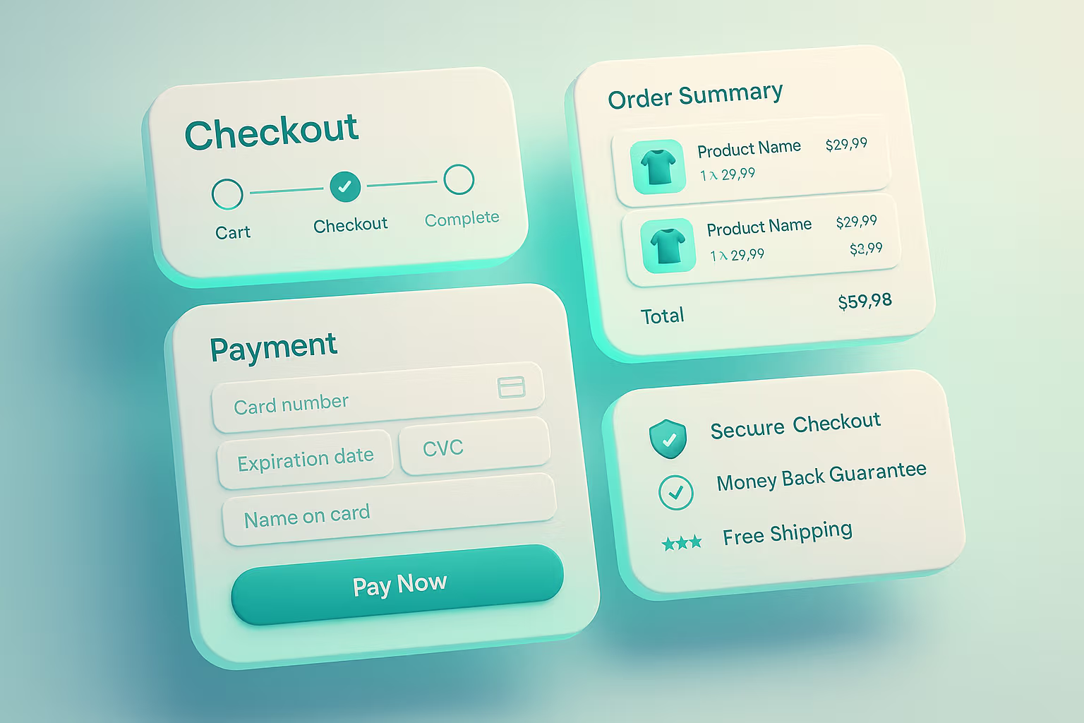 Ecommerce checkout design