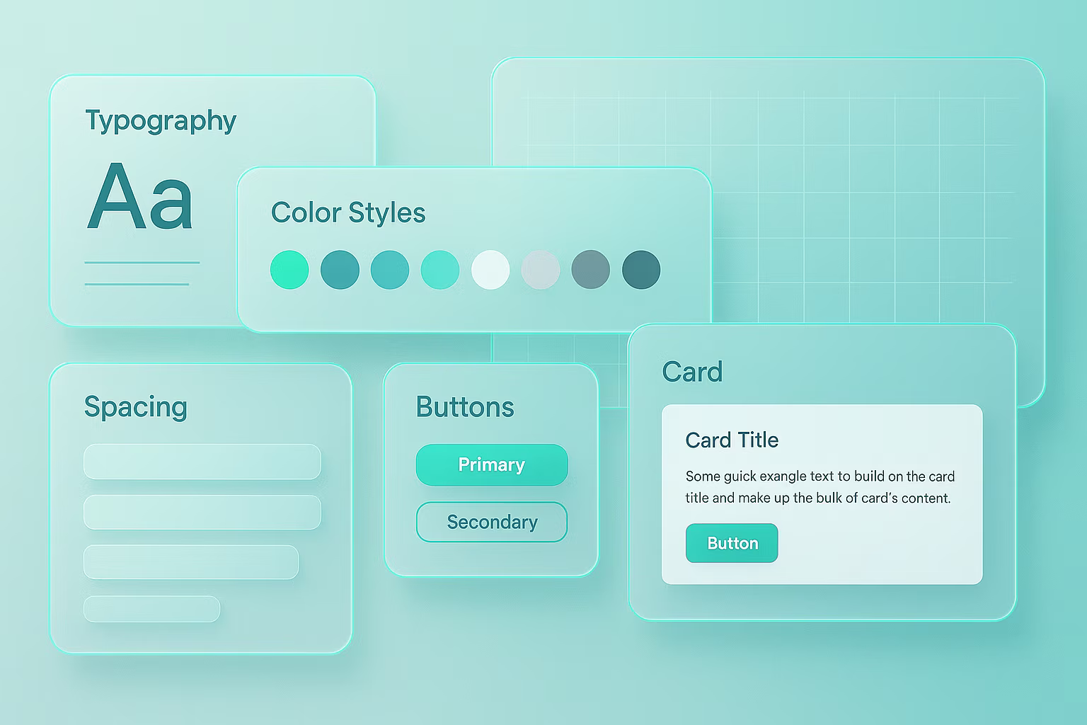 Website design system and UI library